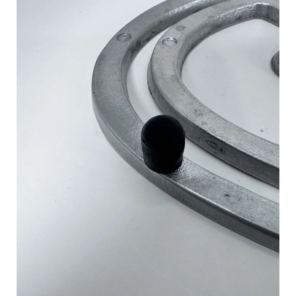Copco Apple‎ Polished Aluminum Wall Hanging or Footed Trivet Decoration Silver